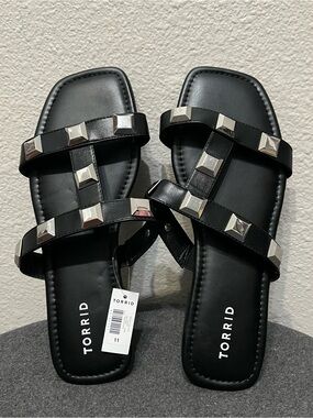 Torrid Studded Slides Size 11